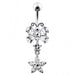 Dragonfly Dangling Belly Ring - Monster Piercing