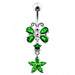 Dragonfly Dangling Belly Ring - Monster Piercing