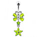 Dragonfly Dangling Belly Ring - Monster Piercing