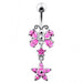 Dragonfly Dangling Belly Ring - Monster Piercing