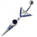 Sharp Weapon Dangling Belly Ring - Monster Piercing