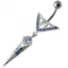 Sharp Weapon Dangling Belly Ring - Monster Piercing