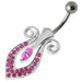 Tribal Marquise Belly Ring - Monster Piercing