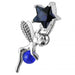 Angel Star & Ball Jeweled Belly Ring - Monster Piercing