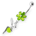 Daisy Angel & Ball Jeweled Belly Ring - Monster Piercing