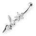 Pentas Angel & Ball Jeweled Belly Ring - Monster Piercing