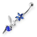 Pentas Angel & Ball Jeweled Belly Ring - Monster Piercing