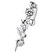 Star and Gem Angel Jeweled Belly Ring - Monster Piercing