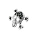 Crossbone Reverse Dangling Jewelled Belly Ring - Monster Piercing