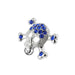 Crossbone Reverse Dangling Jewelled Belly Ring - Monster Piercing