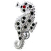 Fancy Jeweled Sea Horse Reverse Dangling Belly Ring - Monster Piercing