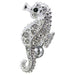 Fancy Jeweled Sea Horse Reverse Dangling Belly Ring - Monster Piercing