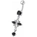 Fancy  Jeweled Dangling Navel Belly Button Ring - Monster Piercing