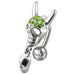 Jeweled Skull Dangling Reverse Belly Ring - Monster Piercing