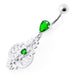 Fancy Ancient Pot Jeweled Dangling Belly Ring - Monster Piercing