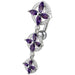 Fancy SS Jeweled Dangling Reverse Belly Ring - Monster Piercing