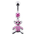 Fancy Jeweled Teddy Bear Dangling Belly Ring - Monster Piercing