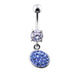 Fancy  Dangling SS Bar Belly Body Jewelry Ring - Monster Piercing