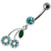 Fancy cherry Dangling Belly Ring Body Jewelry - Monster Piercing