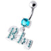 Fancy BABY Jeweled Dangling Belly Ring - Monster Piercing