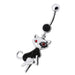 Dancing Cat Dangling Belly Ring - Monster Piercing