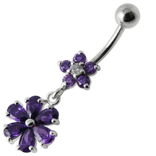 Fancy  Wheel Dangling Belly Ring Body jewelry - Monster Piercing