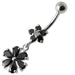 Fancy  Wheel Dangling Belly Ring Body jewelry - Monster Piercing