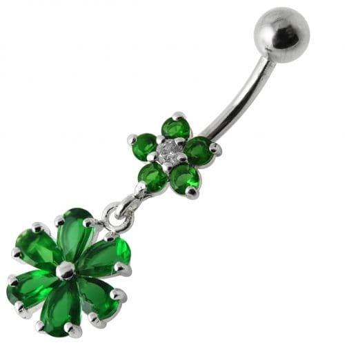 Fancy  Wheel Dangling Belly Ring Body jewelry - Monster Piercing