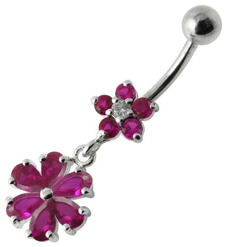 Fancy  Wheel Dangling Belly Ring Body jewelry - Monster Piercing