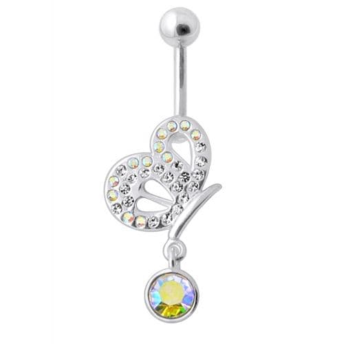 Jeweled butterfly Navel Banana - Monster Piercing