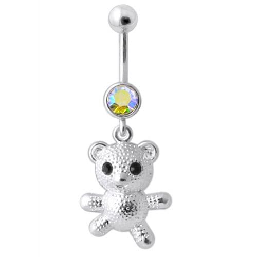 Teddy Bear Navel Belly Ring - Monster Piercing