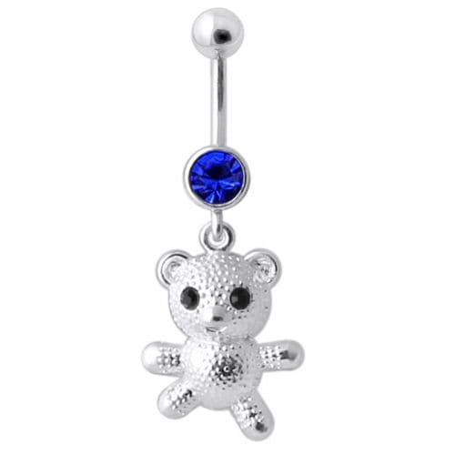 Teddy Bear Navel Belly Ring - Monster Piercing