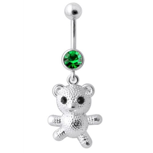 Teddy Bear Navel Belly Ring - Monster Piercing