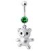 Teddy Bear Navel Belly Ring - Monster Piercing