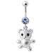 Teddy Bear Navel Belly Ring - Monster Piercing