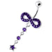 Infinity with Star Jeweled Navel Ring - Monster Piercing