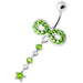 Infinity with Star Jeweled Navel Ring - Monster Piercing