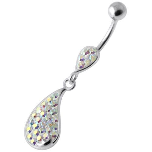 eweled Dangling Belly bar Banana - Monster Piercing