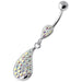 eweled Dangling Belly bar Banana - Monster Piercing