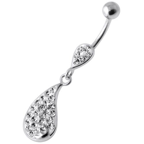 eweled Dangling Belly bar Banana - Monster Piercing