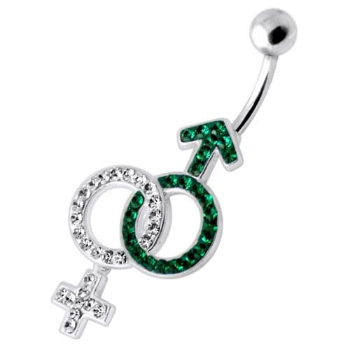 Gender Relation Sign Belly Ring - Monster Piercing