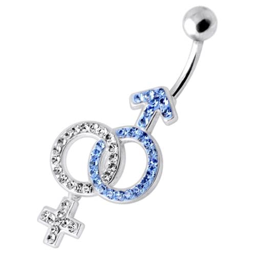 Gender Relation Sign Belly Ring - Monster Piercing