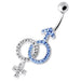 Gender Relation Sign Belly Ring - Monster Piercing