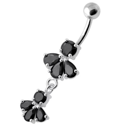 Fancy Jeweled Navel Belly Ring  - Monster Piercing