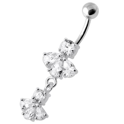 Fancy Jeweled Navel Belly Ring  - Monster Piercing