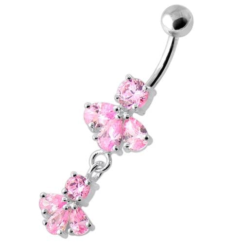 Fancy Jeweled Navel Belly Ring  - Monster Piercing