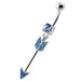 Multi Jeweled Arrow belly button ring - Monster Piercing