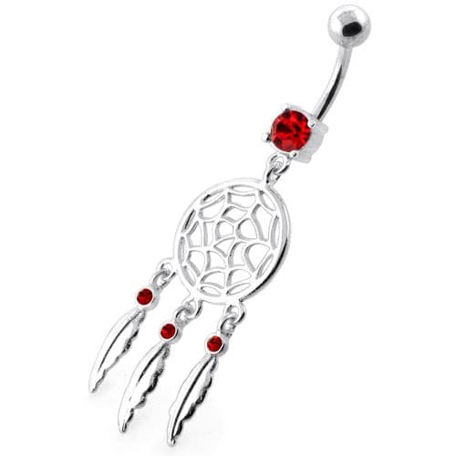 Classic Dream Catcher belly button bars - Monster Piercing