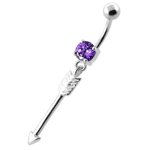 Trendy Arrow belly button bars - Monster Piercing