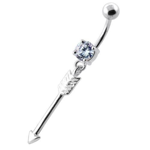 Trendy Arrow belly button bars - Monster Piercing